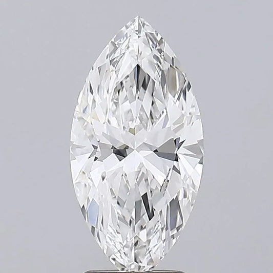 2.70ct Marquise Lab Grown Diamond (Colour E, Clarity VVS2, IGI Certified)