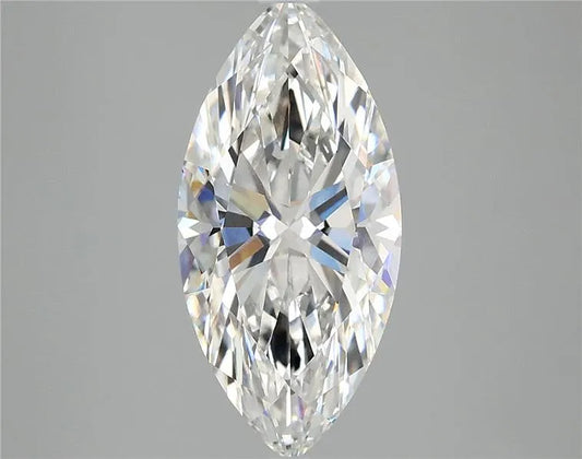2.93ct Marquise Lab Grown Diamond (Colour F, Clarity VVS2, IGI Certified)