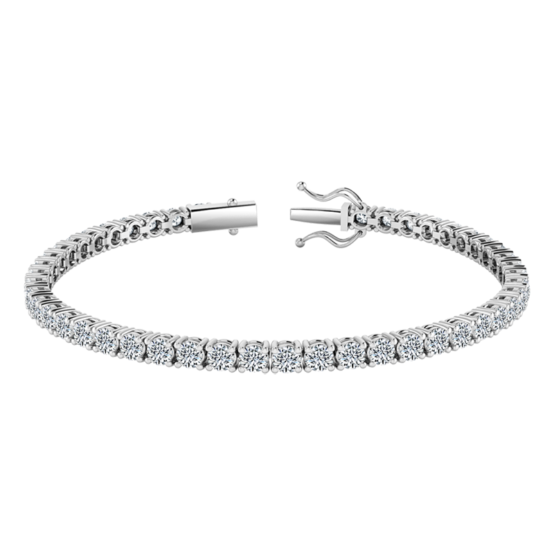DS Signature diamond tennis bracelets in 18K W/G. 1.00 - 29.00+ total carat weight.
