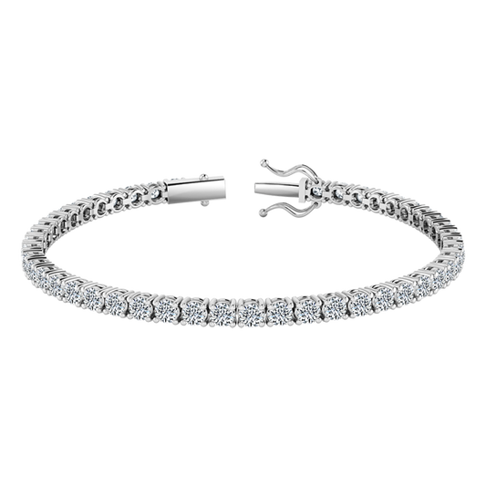 DS Signature diamond tennis bracelets in 18K W/G. 1.00 - 29.00+ total carat weight.