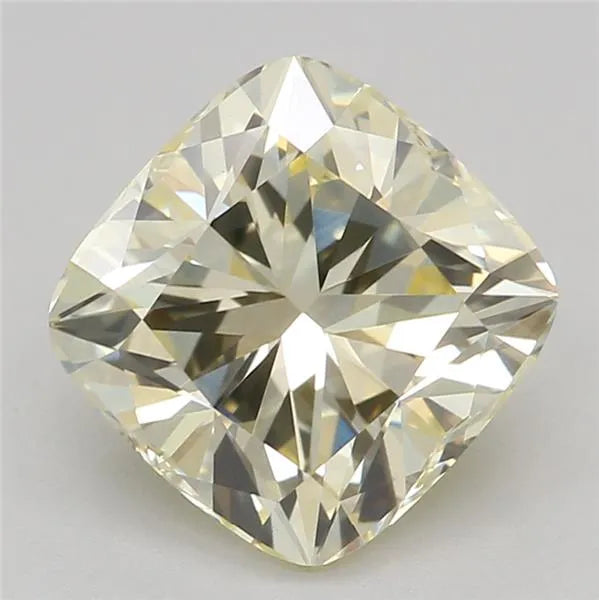 1.59ct Cushion modified Natural Diamond (Colour Light Yellow, Clarity VS1, Cut EX, IGI Certified)