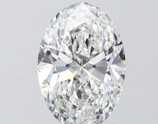 1.96ct Oval Lab Grown Diamond (Colour D, Clarity VVS2, IGI Certified)