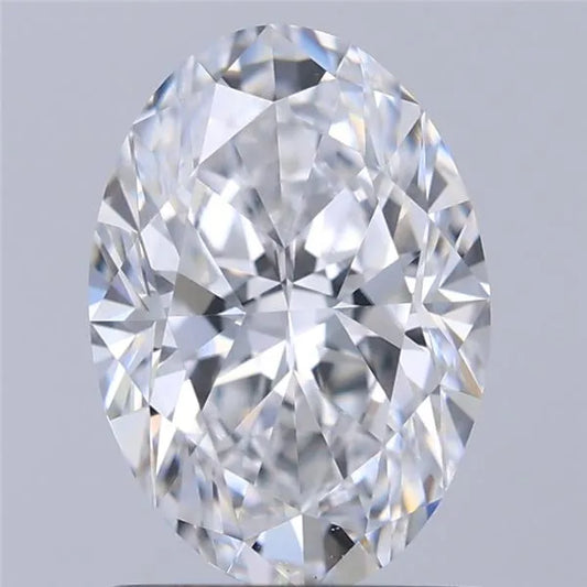 1.02ct Oval Natural Diamond (Colour D, Clarity VVS1, GIA Certified)