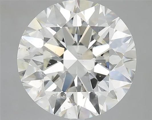 8.01ct Round Natural Diamond (Colour K, Clarity SI2, Cut EX, GIA Certified)