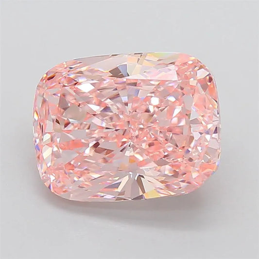 9.24ct Cushion modified Lab Grown Diamond (Colour Fancy Intense Pink, Clarity VVS2, IGI Certified)