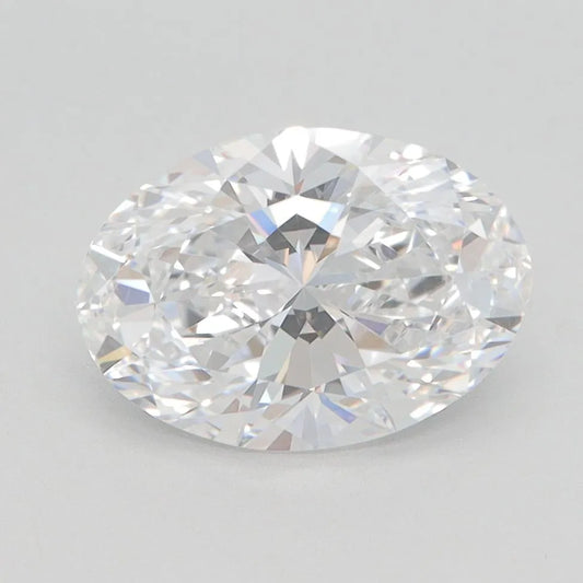 2.05ct Oval Lab Grown Diamond (Colour D, Clarity VVS1, GIA Certified)