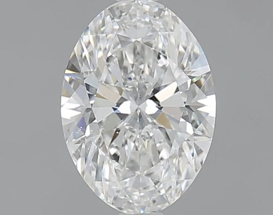 1.01ct Oval Natural Diamond (Colour F, Clarity SI1, Cut EX, GIA Certified)