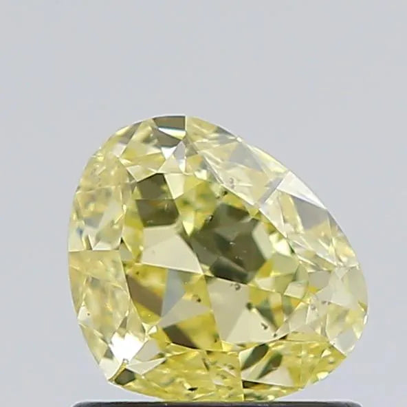 1.00ct Heart Natural Diamond (Colour Fancy Yellow, Clarity SI2, GIA Certified)