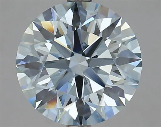 4.31ct Round Lab Grown Diamond (Colour Fancy Blue, Clarity VVS2, Cut ID, IGI Certified)