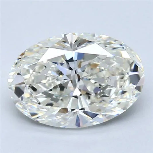 2.20ct Oval Natural Diamond (Colour J, Clarity SI1, GIA Certified)