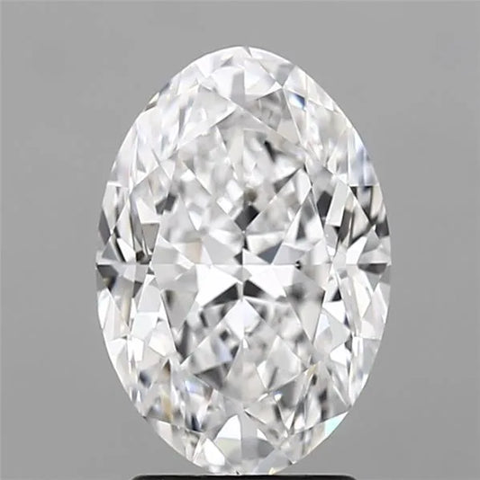 2.50ct Oval Natural Diamond (Colour D, Clarity VVS2, GIA Certified)