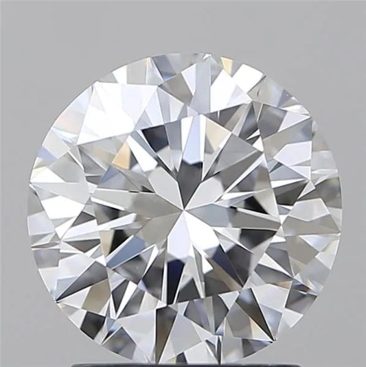 2.00ct Round Natural Diamond (Colour E, Clarity IF, Cut EX, GIA Certified)