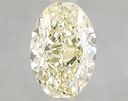 1.89ct Oval Lab Grown Diamond (Colour Fancy Yellow, Clarity VVS2, IGI Certified)
