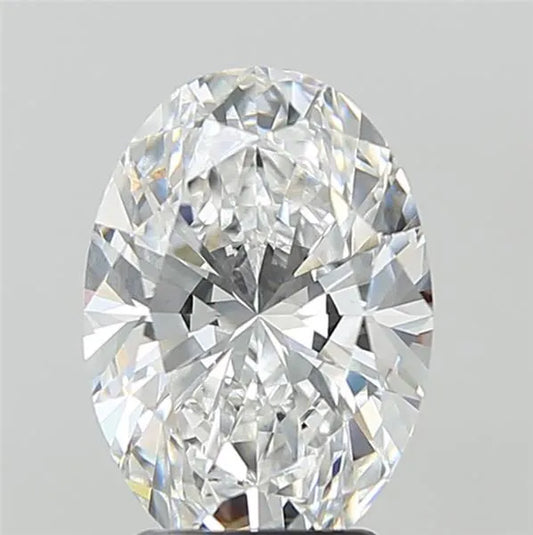 3.00ct Oval Lab Grown Diamond (Colour D, Clarity VS1, IGI Certified)
