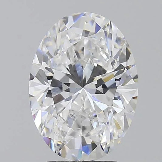 3.00ct Oval Lab Grown Diamond (Colour E, Clarity SI1, GIA Certified)