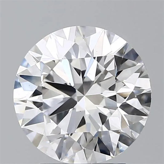 3.00ct Round Lab Grown Diamond (Colour D, Clarity VS2, Cut ID, IGI Certified)
