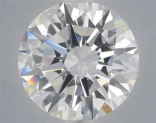 3.01ct Round Lab Grown Diamond (Colour D, Clarity VS2, Cut EX, Uncertified)