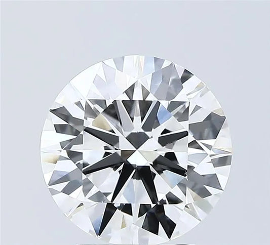 3.01ct Round Lab Grown Diamond (Colour F, Clarity VVS2, Cut ID, IGI Certified)