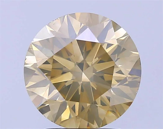 3.01ct Round Natural Diamond (Colour Fancy Green, Clarity SI1, Cut VG, Uncertified)