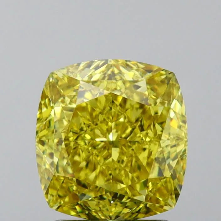 3.02ct Cushion brilliant Natural Diamond (Colour Fancy Deep Brownish Yellow, Clarity VS2, GIA Certified)