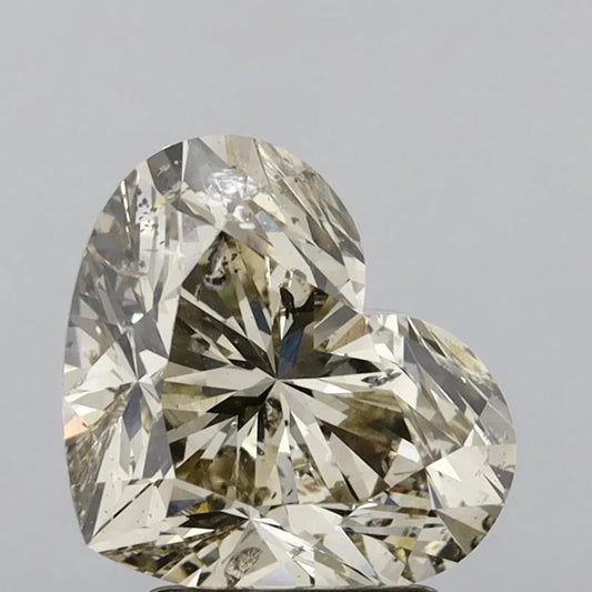 3.02ct Heart Natural Diamond (Colour Fancy, Clarity I1, GIA Certified)