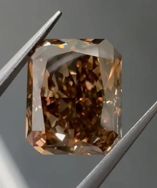 3.02ct Radiant Natural Diamond (Colour Fancy Dark Orangey Brown, Clarity VS1, Cut GD, GIA Certified)