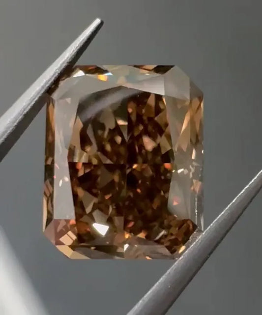 3.02ct Radiant Natural Diamond (Colour Fancy Dark Orangey Brown, Clarity VS1, Cut GD, GIA Certified)