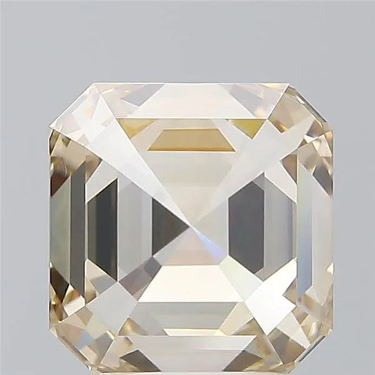 3.02ct Square emerald Natural Diamond (Colour Fancy Light Brown, Clarity VS1, GIA Certified)