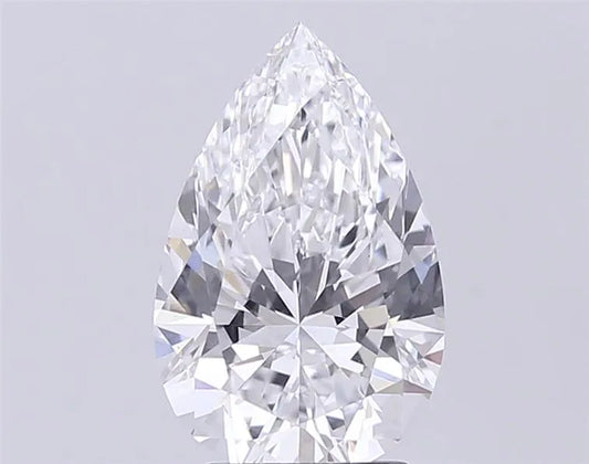 3.05ct Pear Lab Grown Diamond (Colour D, Clarity VVS2, IGI Certified)