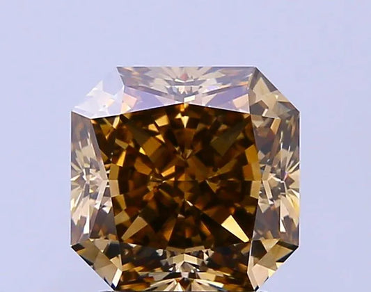 3.11ct Radiant Natural Diamond (Colour Light Brown, Clarity VS1, Uncertified)