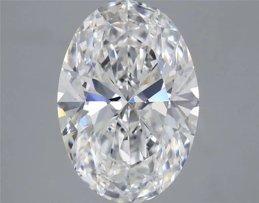 3.81ct Oval Lab Grown Diamond (Colour E, Clarity VS2, IGI Certified)