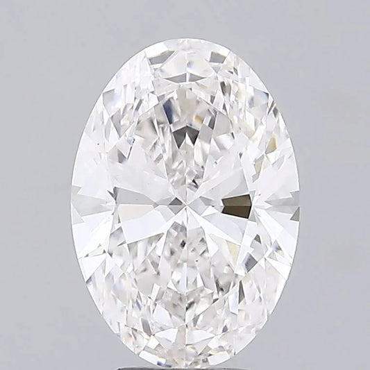 3.90ct Oval Lab Grown Diamond (Colour F, Clarity VS1, IGI Certified)