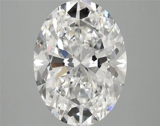 3.95ct Oval Lab Grown Diamond (Colour E, Clarity VS1, IGI Certified)