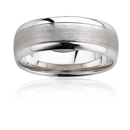 Mens two tone ring