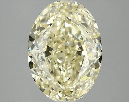 4.00ct Oval Lab Grown Diamond (Colour Fancy Yellow, Clarity VVS2, IGI Certified)