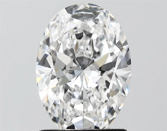 2.04ct Oval Lab Grown Diamond (Colour D, Clarity VVS1, IGI Certified)