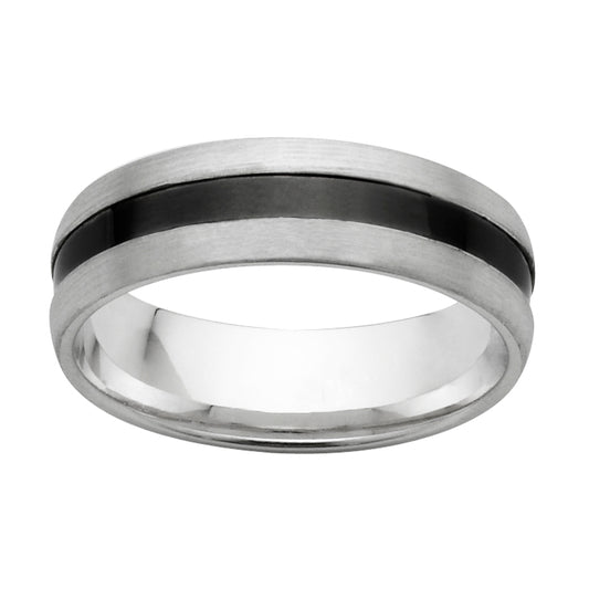 Two tone Zirconium wedding/dress ring