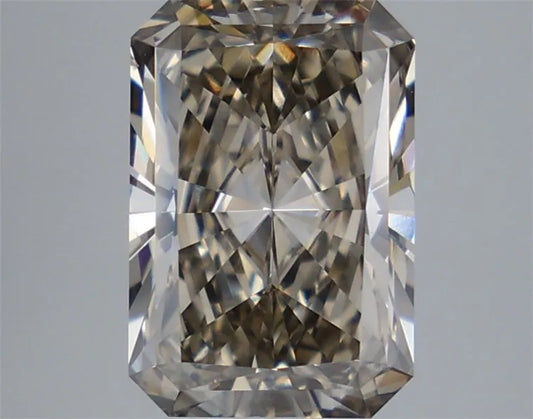 3.43ct Radiant Lab Grown Diamond (Colour Fancy Brownish Gray, Clarity VS1, IGI Certified)