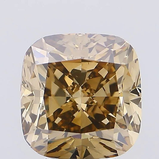 5.00ct Cushion brilliant Natural Diamond (Colour Fancy Brown, Clarity VVS2, Uncertified)