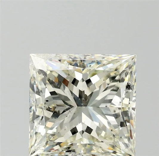 5.01ct Princess Natural Diamond (Colour K, Clarity SI2, Cut VG, IGI Certified)