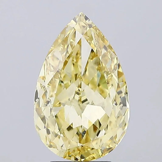 5.33ct Pear Lab Grown Diamond (Colour Fancy Intense Yellow, Clarity VVS2, IGI Certified)