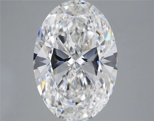 5.63ct Oval Lab Grown Diamond (Colour F, Clarity VS1, IGI Certified)