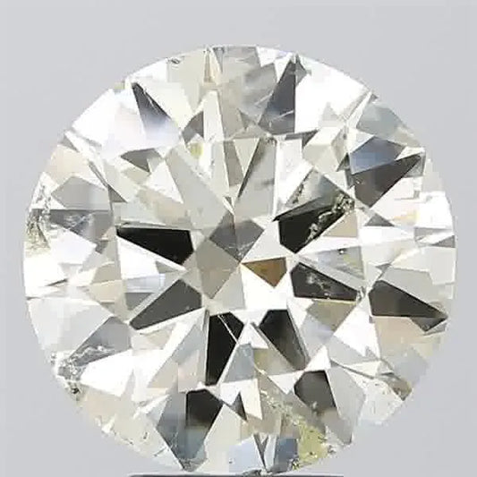 5.70ct Round Natural Diamond (Colour L, Clarity SI2, Cut EX, IGI Certified)