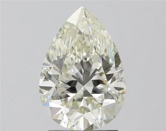 2.01ct Pear Natural Diamond (Colour K, Clarity SI2, GIA Certified)