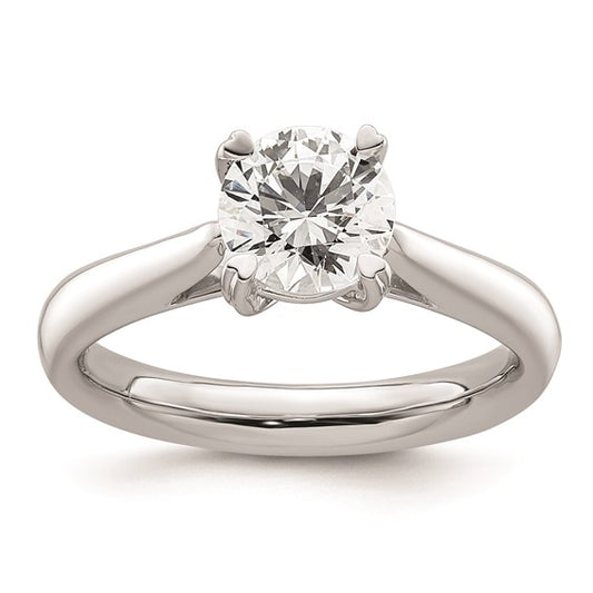 Solitaire cathedral setting. 0.25 - 1 ct centre.