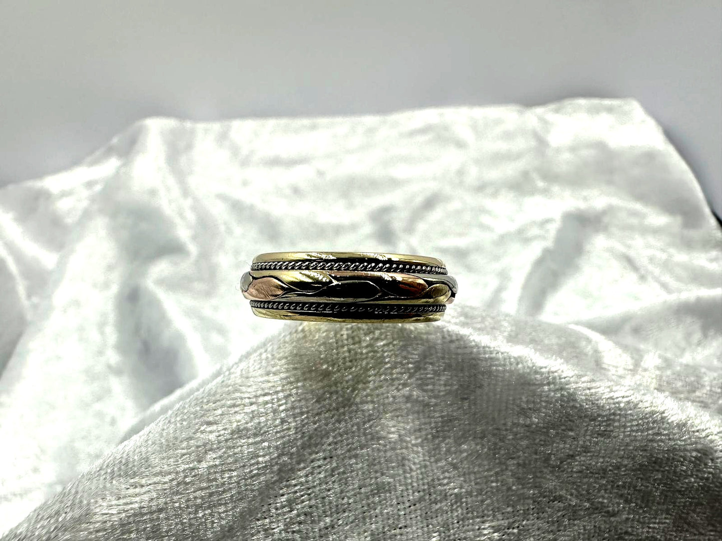 14K Tri tone dress/wedding ring