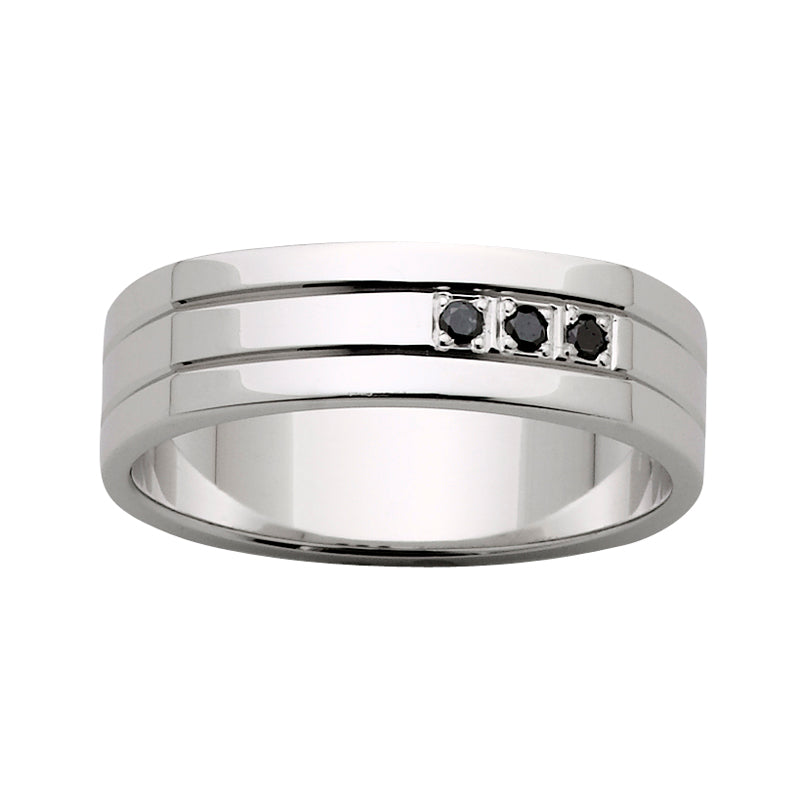 Black diamond mens diamond ring