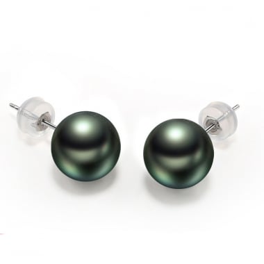 Classic Tahitian Pearl Earring Studs.