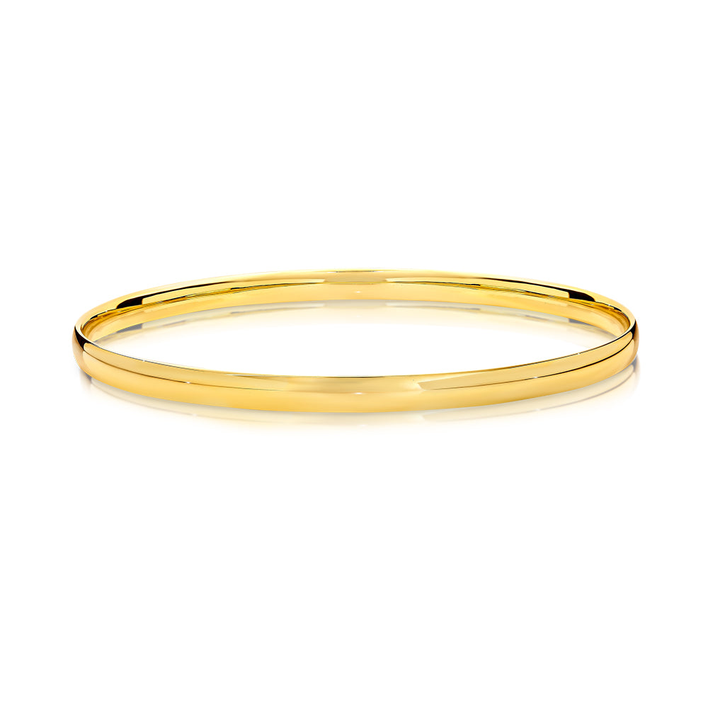 Classic Half round bangle 4mm wide