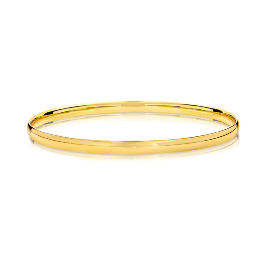 Classic Half round bangle 4mm wide